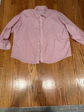 Men's Pink Check Dress Shirt
